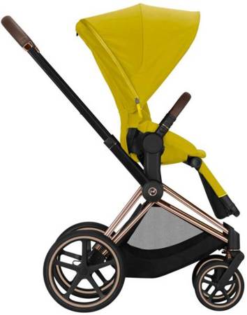 Cybex e-Priam 3.0 Wózek Głęboko-Spacerowy + Cloud Z Fotelik Samochodowy 0-13 kg Zestaw 3w1 Mustard Yellow