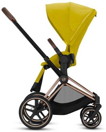 Cybex e-Priam 3.0 Wózek Głęboko-Spacerowy + Cloud Z Fotelik Samochodowy 0-13 kg Zestaw 3w1 Mustard Yellow