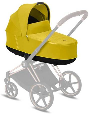 Cybex e-Priam 3.0 Wózek Głęboko-Spacerowy + Cloud Z Fotelik Samochodowy 0-13 kg Zestaw 3w1 Mustard Yellow