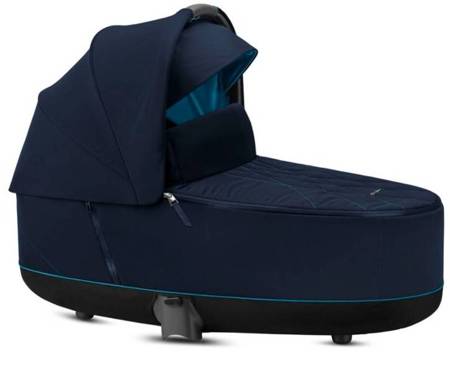 Cybex e-Priam 3.0 Wózek Głęboko-Spacerowy + Cloud Z2 Fotelik Samochodowy 0-13 kg + Baza Isofix Z2 Zestaw 4w1 Nautical Blue