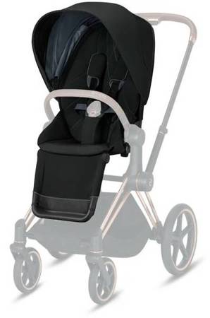 Cybex e-Priam 3.0 Wózek Głęboko-Spacerowy + Cloud Z2 Fotelik Samochodowy 0-13 kg Zestaw 3w1 Deep Black