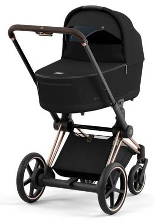 Cybex e-Priam 3.0 Wózek Głęboko-Spacerowy + Cloud Z2 Fotelik Samochodowy 0-13 kg Zestaw 3w1 Deep Black