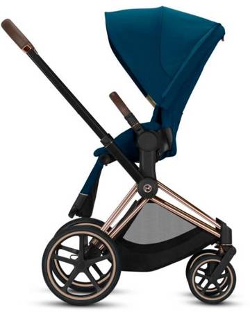 Cybex e-Priam 3.0 Wózek Głęboko-Spacerowy + Cloud Z2 Fotelik Samochodowy 0-13 kg Zestaw 3w1 Mountain Blue