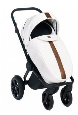 Dada Prams Luxor Wózek Głęboko-Spacerowy 2w1 White oiled