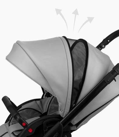 Dada Prams Max 500 New Wózek Głęboko-Spacerowy 2w1 Dolomite Silver