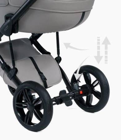 Dada Prams Max 500 New Wózek Głęboko-Spacerowy 2w1 Dolomite Silver