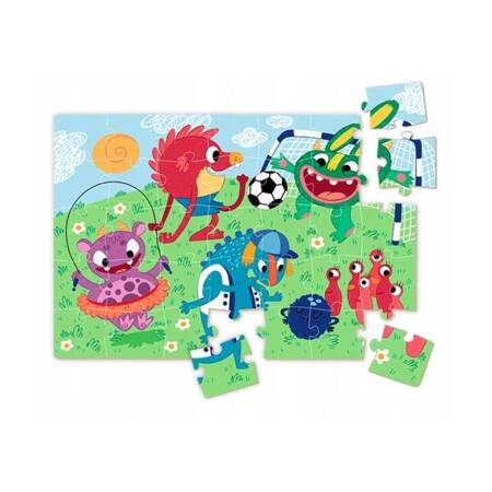 Dodo Toys 35 EL. Puzzle Mini Słodkie Potworki