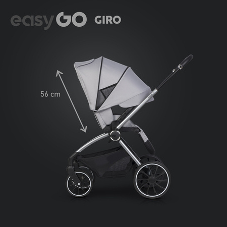 EasyGo 2 Giro Wózek Głęboko-Spacerowy Cloudy Gray