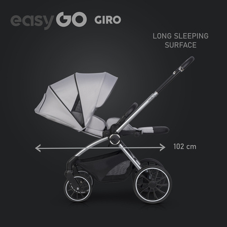 EasyGo 2 Giro Wózek Głęboko-Spacerowy Cloudy Gray