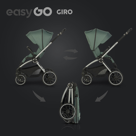 EasyGo 2 Giro Wózek Głęboko-Spacerowy Sage Green