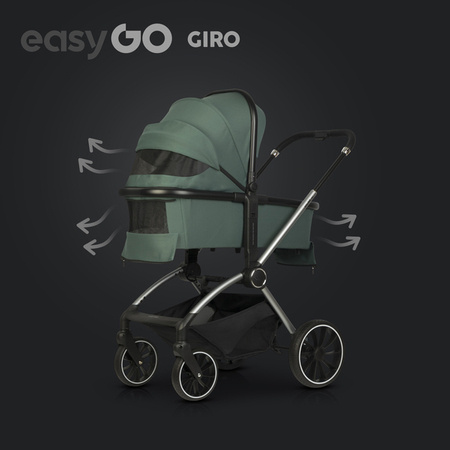 EasyGo 2 Giro Wózek Głęboko-Spacerowy Sage Green