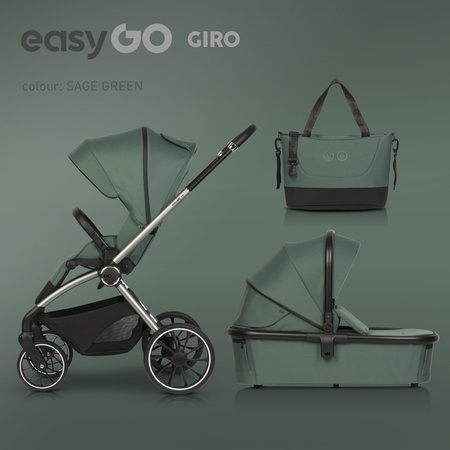 EasyGo 2 Giro Wózek Głęboko-Spacerowy Sage Green