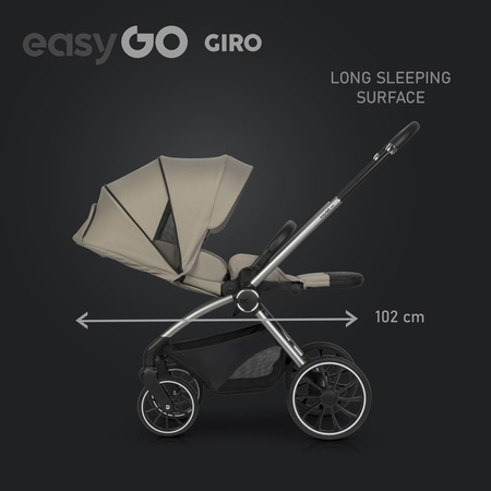 EasyGo 2 Giro Wózek Głęboko-Spacerowy Savana Beige