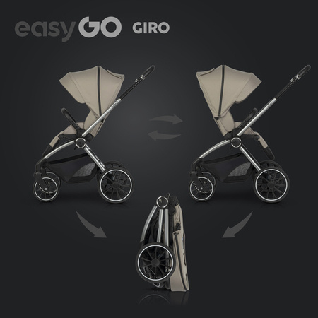 EasyGo 2 Giro Wózek Głęboko-Spacerowy Savana Beige