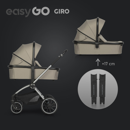 EasyGo 2 Giro Wózek Głęboko-Spacerowy Savana Beige