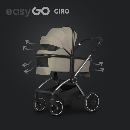 EasyGo 2 Giro Wózek Głęboko-Spacerowy Savana Beige