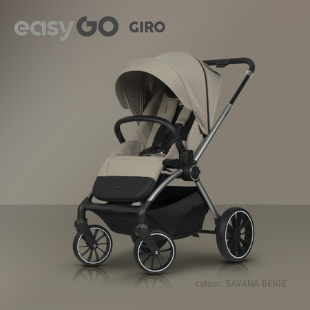 EasyGo 2 Giro Wózek Głęboko-Spacerowy Savana Beige