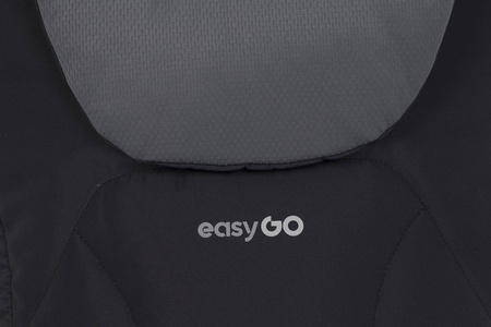 EasyGo Echo Wózek Spacerowy Bliźniaczy Ebony Black