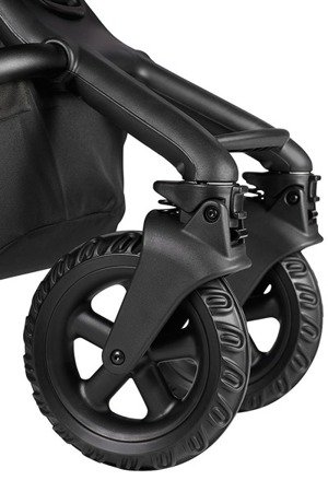 Easywalker Harvey 2 All-Terrain Wózek głęboko-spacerowy Night Black (zawiera stelaż, siedzisko z budką i pałąkiem)  Night Black