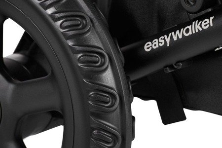 Easywalker Harvey 2 All-Terrain Wózek głęboko-spacerowy Night Black (zawiera stelaż, siedzisko z budką i pałąkiem)  Night Black