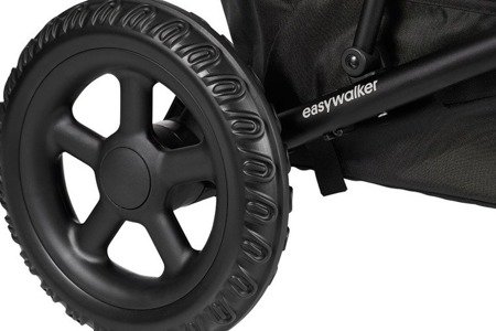 Easywalker Harvey 2 All-Terrain Wózek głęboko-spacerowy Night Black (zawiera stelaż, siedzisko z budką i pałąkiem)  Night Black