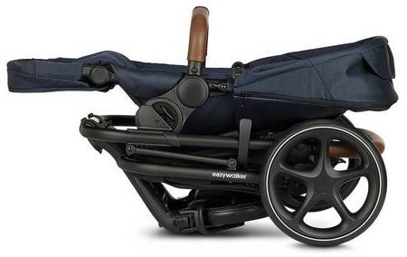 Easywalker Harvey 3 Premium Wózek Spacerowy Sapphire Blue (zawiera stelaż, siedzisko z budką i pałąkiem z ekoskóry)