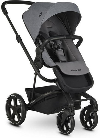 Easywalker Harvey 3 Wózek Spacerowy Fossil Grey (zawiera stelaż, siedzisko z budką i pałąkiem z ekoskóry)