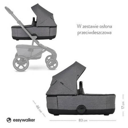 Easywalker Jimmey Gondola Do Wózka Iris Grey