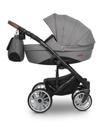 Euro-Cart Delta Wózek Głęboko-Spacerowy 2w1 Anthracite