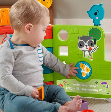 Fisher-Price Ucz się i śmiej! "Poziomy nauki" Edukacyjna Gigaksiążka HCL06