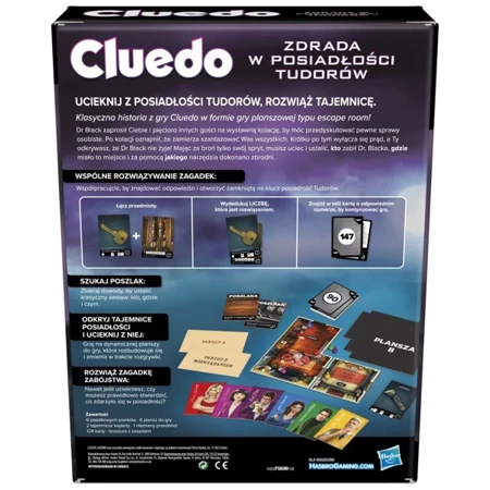 Hasbro Gra Cluedo Escape Room