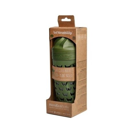 Herobility - butelka antykolkowa HeroEcoBottle - zielona, 320 ml