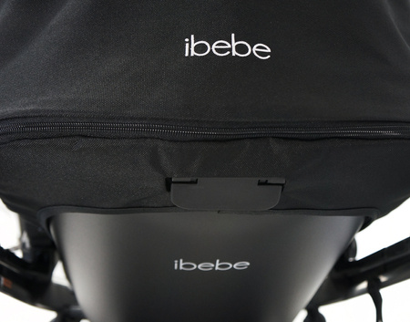 IBEBE iStop  IS12 Wózek Głęboko-Spacerowy Z Elektronicznym Systemem Hamowania Beż Stelaż Chrome