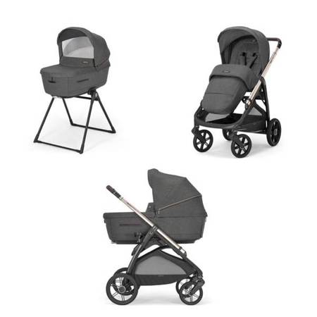 Inglesina Aptica Duo Wózek Glęboko-Spacerowy + Stojak na Gondolę Velvet Grey