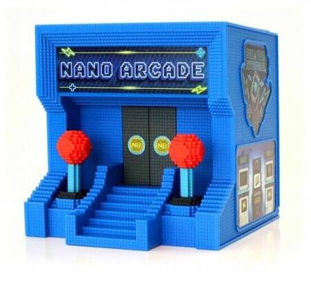 Kandy Nano Bytes Arcade Salon Gier Rozkładany Gra Piksel