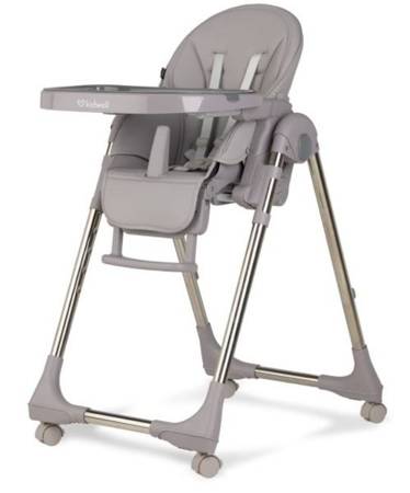 Kidwell Bento Krzesełko Do Karmienia Gray/Chrome