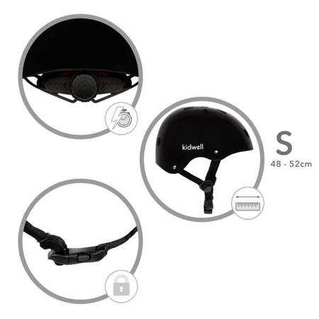 Kidwell Orix II Kask Ochronny Black S