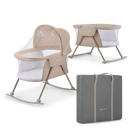 Kinderkraft Lovi Łóżeczko/Kołyska Beige