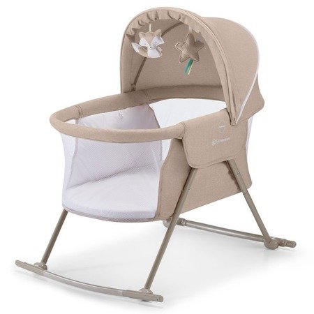 Kinderkraft Lovi Łóżeczko/Kołyska Beige