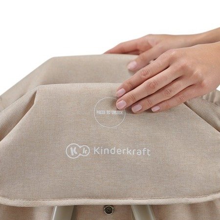 Kinderkraft Lovi Łóżeczko/Kołyska Beige