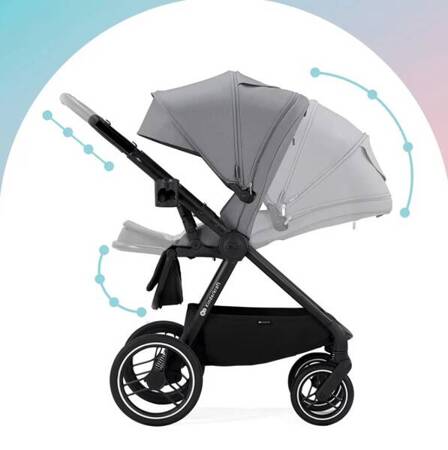 Kinderkraft Nea Wózek Spacerowy Platinum Grey