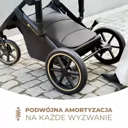 Kinderkraft Prime 2 Wózek Głęboko-Spacerowy Zestaw 2w1 Green 