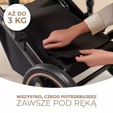 Kinderkraft Prime 2 Wózek Głęboko-Spacerowy Zestaw 2w1 Green 