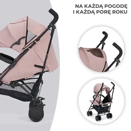 Kinderkraft Siesta Wózek Spacerowy Pink