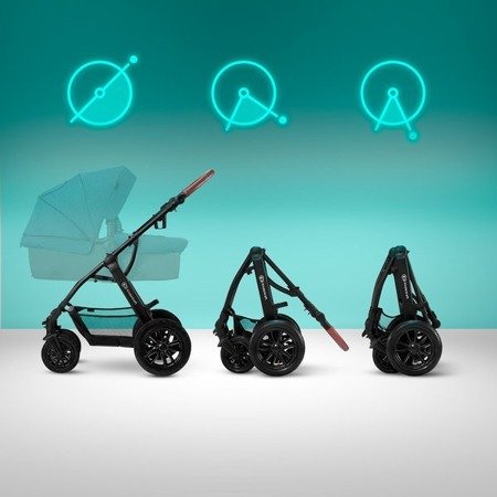 Kinderkraft XMOOV Wózek wielofunkcyjny 3w1 Denim