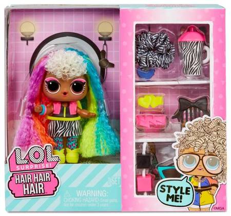 L.O.L. Surprise Hair Hair Hair Tots Lalka z Włosami + Akcesoria