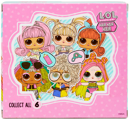 L.O.L. Surprise Hair Hair Hair Tots Lalka z Włosami + Akcesoria