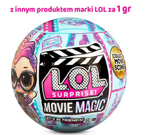 L.O.L lol Surprise Laleczka W Kuli Niespodzianka Movie Magic