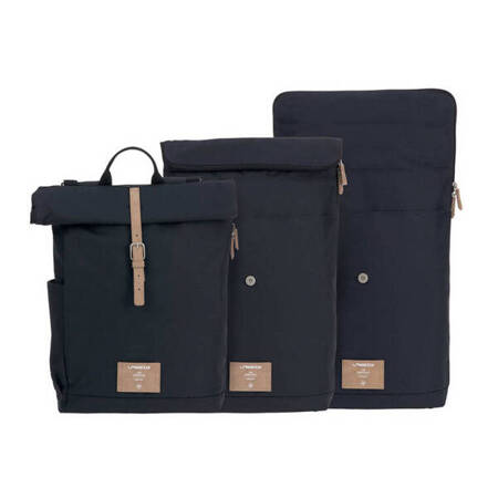 Lassig Green Label Plecak Dla Mam z Akcesoriami Rolltop Backpack Night Blue