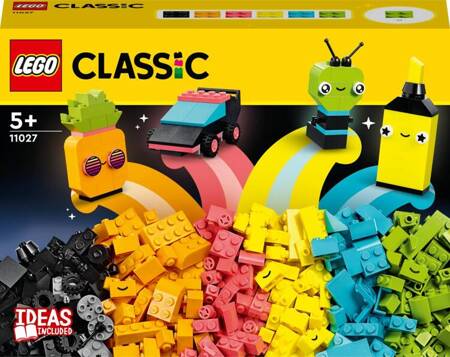 Lego Classic Kreatywna Zabawa Neonowymi Kolorami